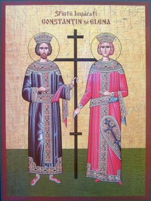 Azi sărbătorim Sfinţii Constantin şi Elena. La mulţi ani celor care îşi serbează onomastica!
